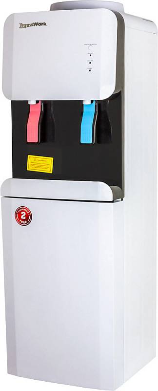 Кулер для воды Пурифайер Aqua Work 105-LDR/SF+F бело-черный электронный