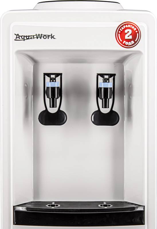 Кулер для воды Водораздатчик Aqua Work 0.8-LWR бело-черный без охлаждения