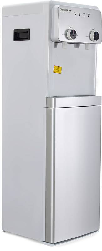 Кулер для воды Aqua Work 42-LDS серебро с нижней загрузкой бутыли электронный