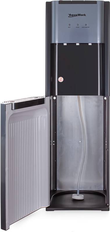 Кулер для воды Aqua Work 44-LDS графит с нижней загрузкой бутыли электронный