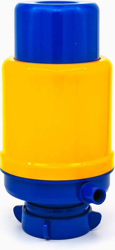 Помпа для воды Дельфин Эко желто-синяя (в пакете)