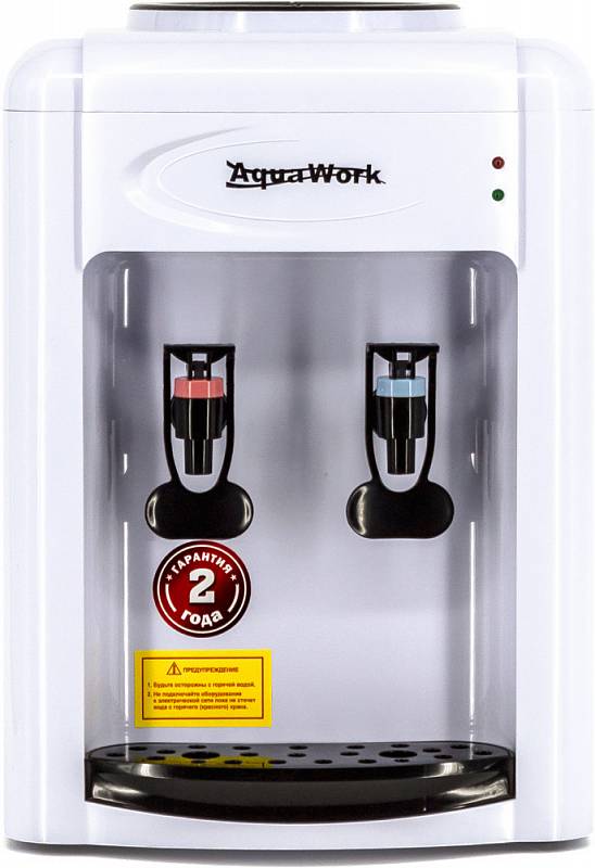 Кулер для воды Водораздатчик Aqua Work 0.7-TWR бело-черный без охлаждения