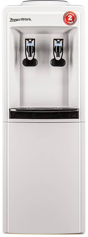 Кулер для воды Водораздатчик Aqua Work 0.8-LWR бело-черный без охлаждения