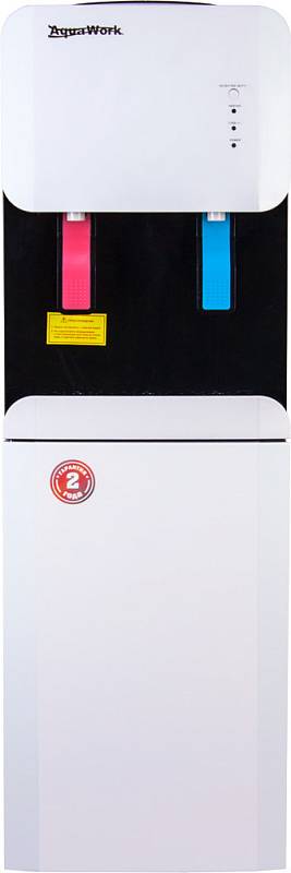 Кулер для воды Aqua Work 105-LRX бело-черный с холодильником компрессорный