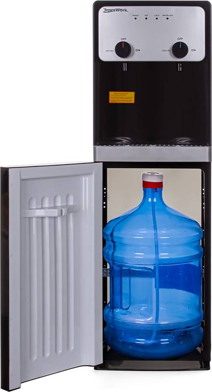 Кулер для воды Aqua Work 42-LDS черный с нижней загрузкой бутыли электронный