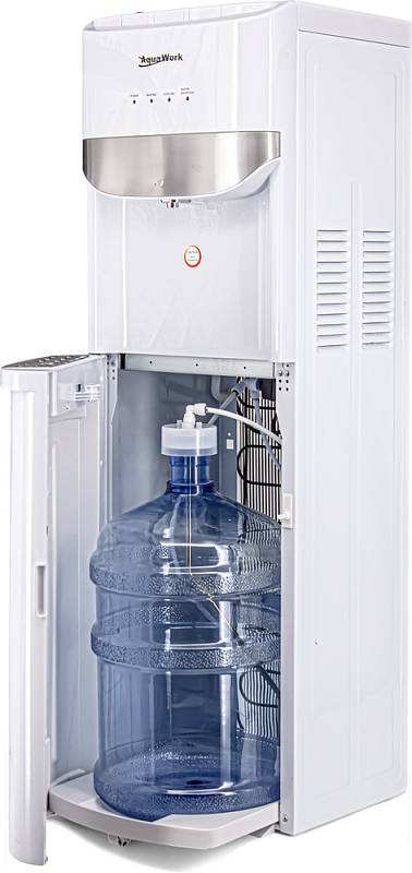 Кулер для воды Aqua Work R71-T белый с нижней загрузкой бутыли компрессорный