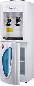 Кулер для воды Водораздатчик Aqua Work 0.7-LWR белый со шкафчиком без охлаждения