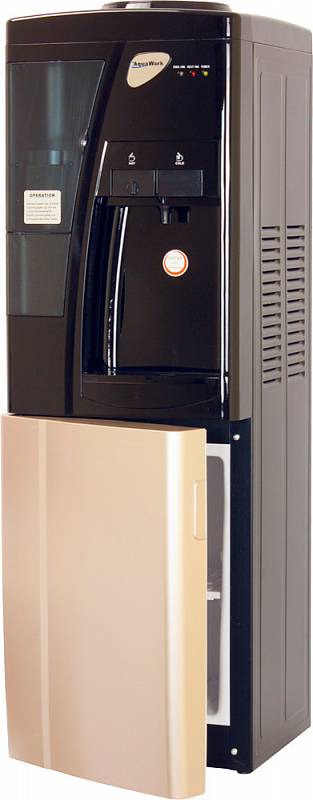 Кулер для воды Aqua Work 3-W бронзовый со шкафчиком электронный