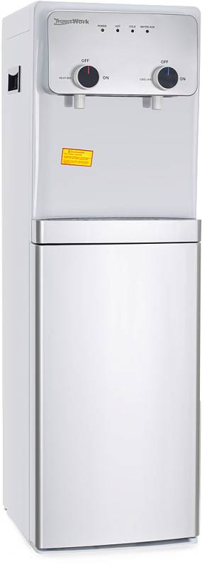 Кулер для воды Aqua Work 42-LDS серебро с нижней загрузкой бутыли электронный