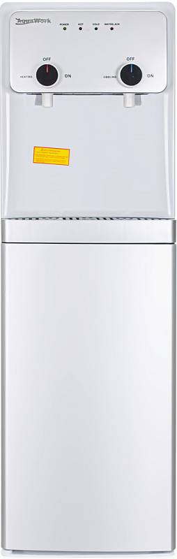 Кулер для воды Aqua Work 42-LDS серебро с нижней загрузкой бутыли электронный