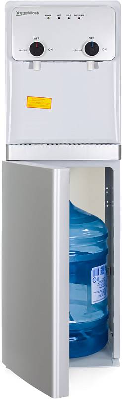 Кулер для воды Aqua Work 42-LDS серебро с нижней загрузкой бутыли электронный