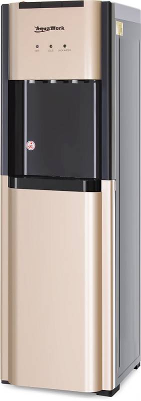 Кулер для воды Aqua Work 44-LS золото с нижней загрузкой бутыли компрессорный