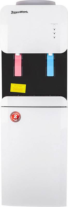 Кулер для воды Пурифайер Aqua Work 105-LDR/SF+F бело-черный электронный