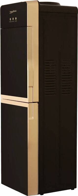 Кулер для воды Aqua Work R85-W золото-черный со шкафчиком компрессорный