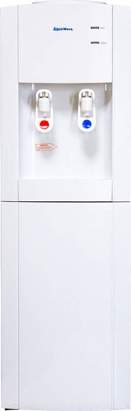Кулер для воды Aqua Work V901 белый со шкафчиком компрессорный