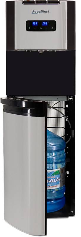 Кулер для воды Aqua Work 72-LS черный с нижней загрузкой бутыли компрессорный