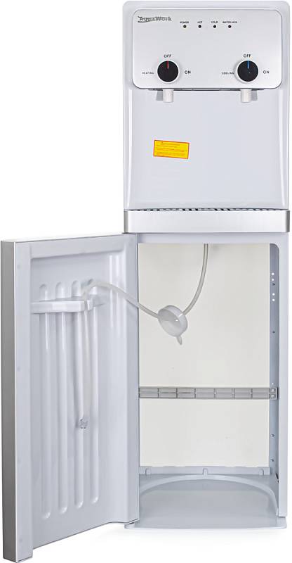 Кулер для воды Aqua Work 42-LDS серебро с нижней загрузкой бутыли электронный