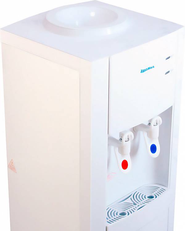 Кулер для воды Aqua Work V901 белый со шкафчиком компрессорный