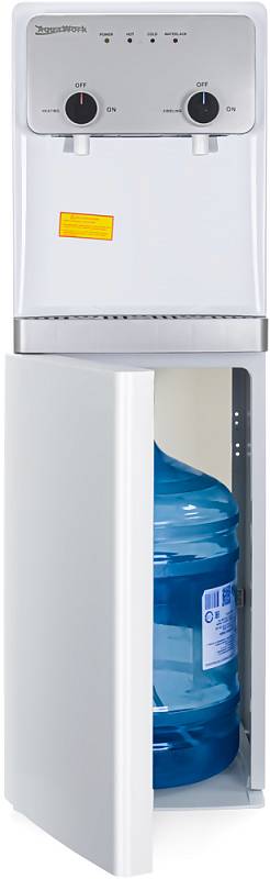 Кулер для воды Aqua Work 42-LDS белый с нижней загрузкой бутыли электронный