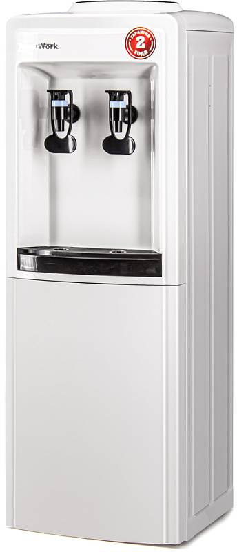 Кулер для воды Водораздатчик Aqua Work 0.8-LWR бело-черный без охлаждения