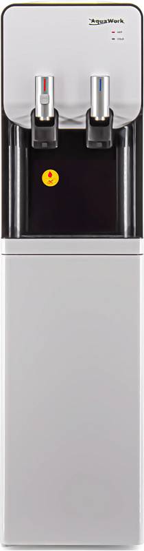 Кулер для воды Aqua Work J31-LD бело-черный со шкафчиком электронный