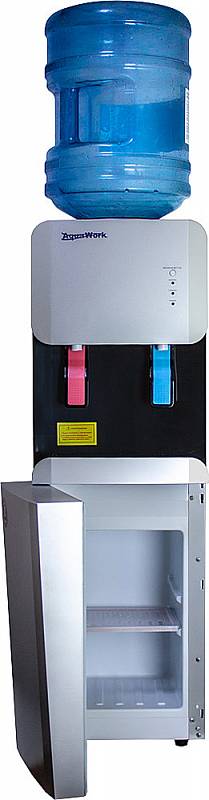 Кулер для воды Aqua Work 105-LDR серебро со шкафчиком электронный