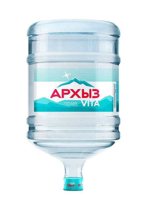 Архыз Vita 19 л НЕГАЗ оборотная горная природная питьевая 3+