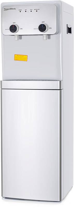 Кулер для воды Aqua Work 42-LDS серебро с нижней загрузкой бутыли электронный